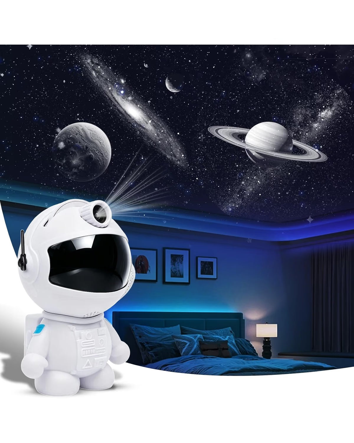 Astronaut Galaxy Projector Night Light