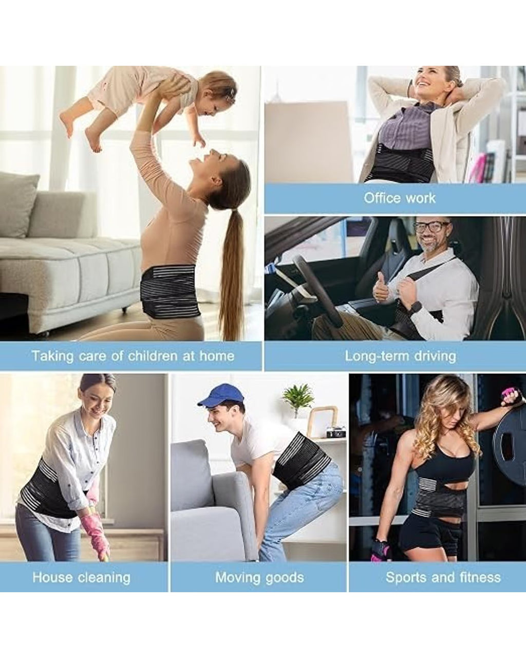 Back Brace Lumbar Support Belt