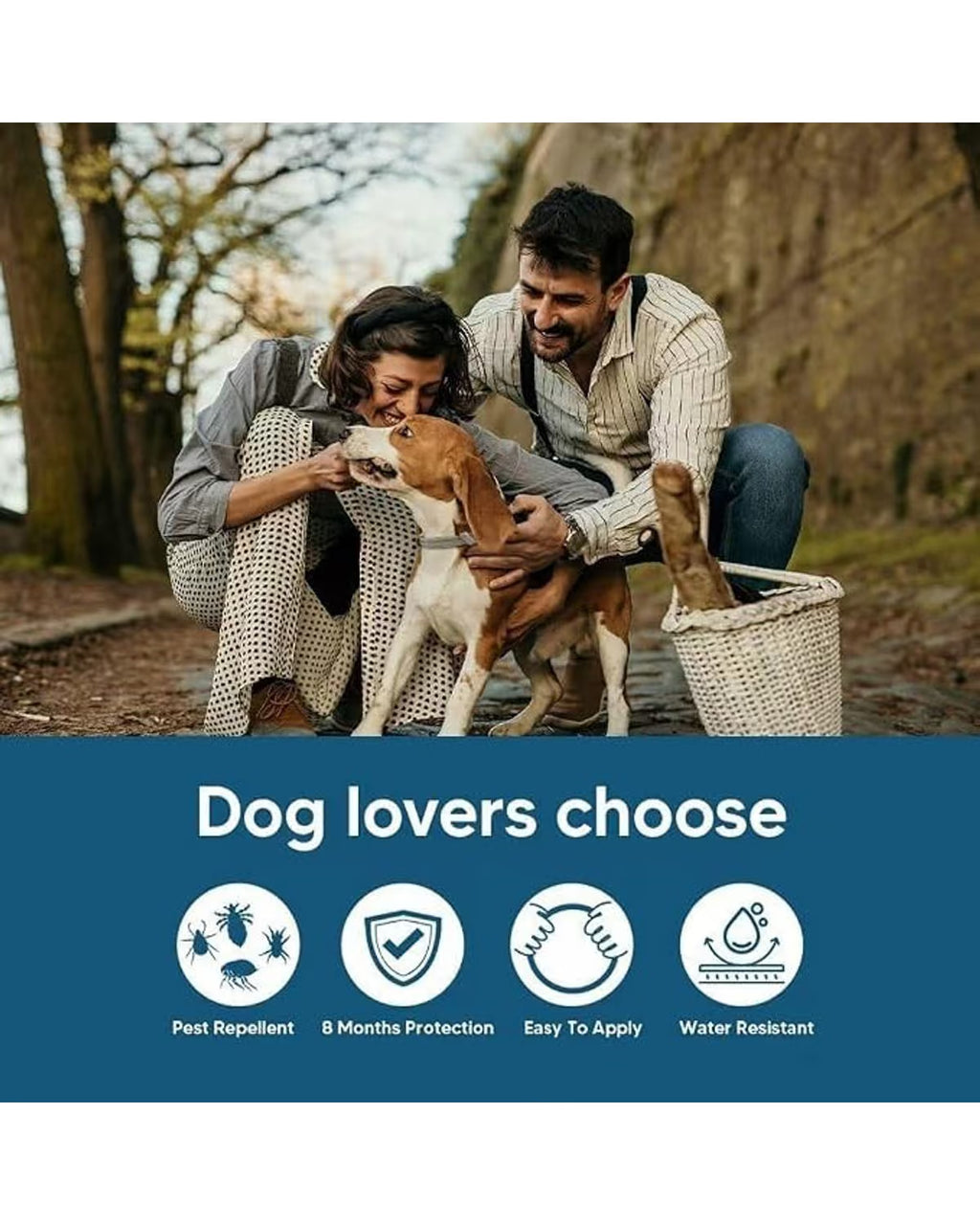 Plant-Based Flea & Tick Collars for Small Dogs (2-Pack)