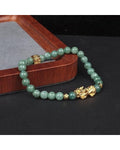 Feng Shui Green Jade Wealth Bracelet