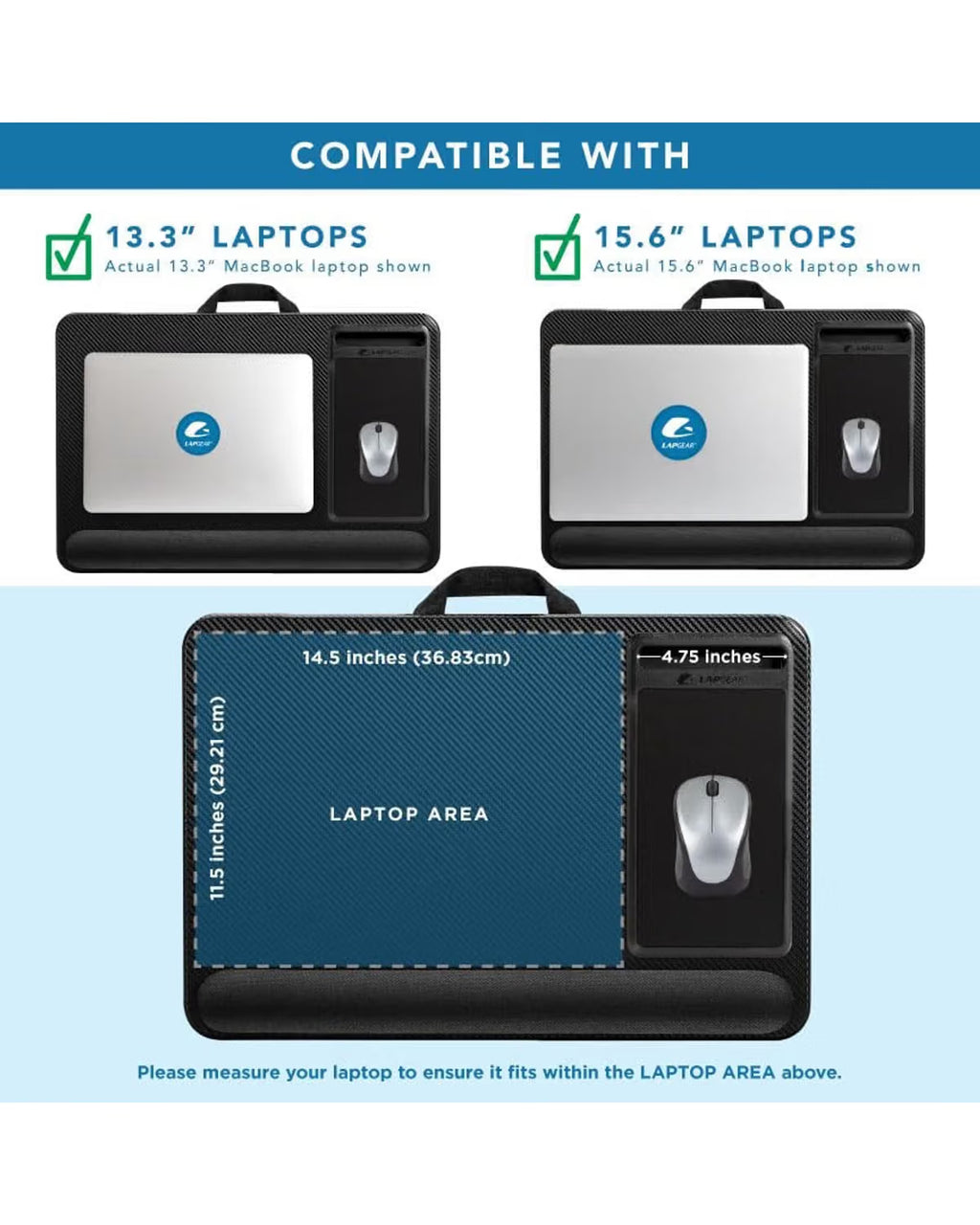 LAPGEAR Home Office Pro Lap Desk