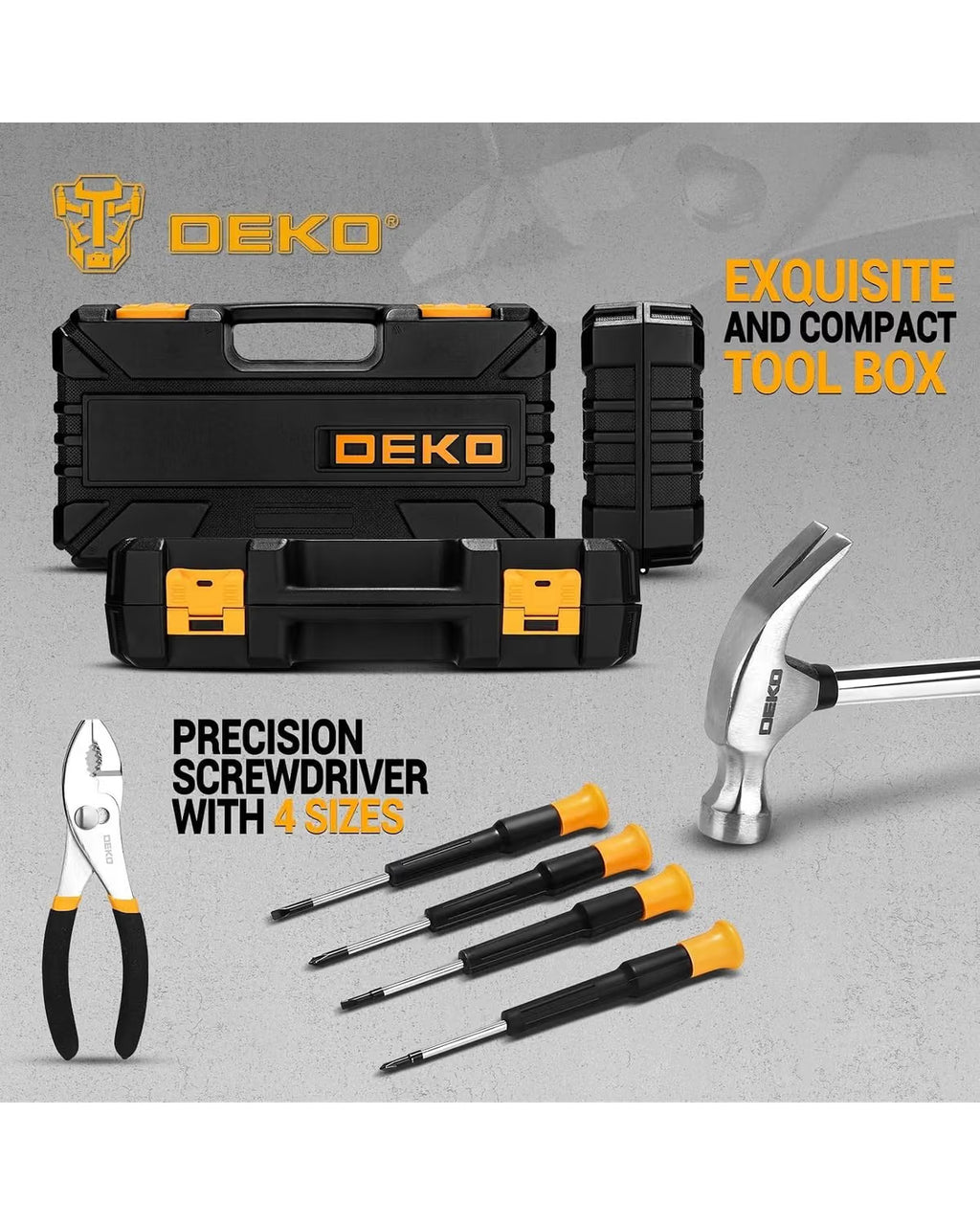 62-Piece Household Tool Set